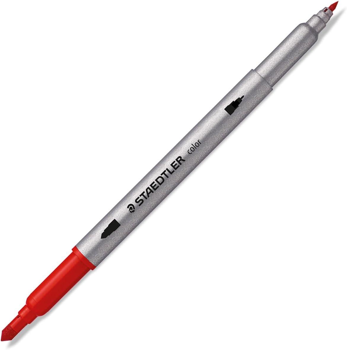 imageSTAEDTLER DoubleEnded FiberTip Pens NonPermanent Ink Fine ampamp Bold Writing and Coloring Tips 120 Assorted Colors 3200 TB120 Multicoloured 3200 TB120ST120 Count Pack of 1