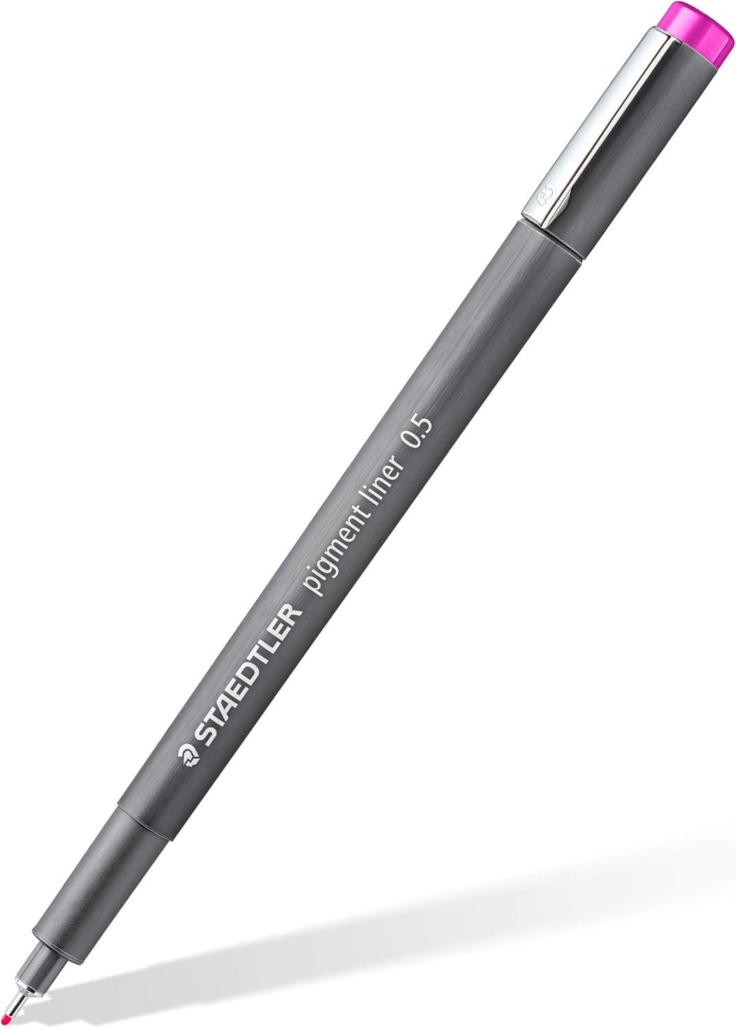 imageSTAEDTLER Pigment Liner Fineliner Pen For Drawing Drafting Journaling Set of 6 Assorted Colors 30805S2SB6multicoloured