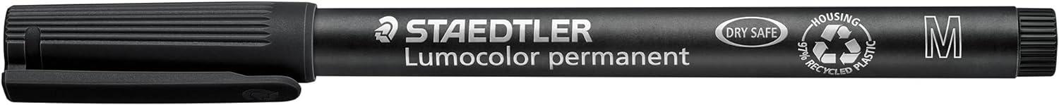 imageStaedtler 318WP4 Lumocolor Permanent Universal Pens Fine Point 06mm Assorted 4 per SetAssorted Colours
