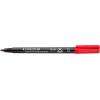 imageSTAEDTLER Lumocolor Universal Pen Broad Chisel Felt Tip Permanent Marker 25mm Red 3142