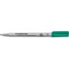 imageSTAEDTLER Lumograph NonPermanent Wet Erase Marker Pen Extra Fine Tip Low Odor Colored Markers Black 3119Green
