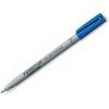 imageSTAEDTLER Lumograph NonPermanent Wet Erase Marker Pen Fine Tip Low Odor Colored Markers Blue 3113Blue