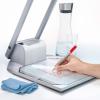 imageSTAEDTLER Lumograph NonPermanent Wet Erase Marker Pen Fine Tip Low Odor Colored Markers Blue 3113Red