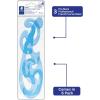 imageSTAEDTLER Mars Professional French Curve Design Ruler Set for Pattern Making 3 Essential A B C Shapes Blue Transparent Plastic with Inking Edge