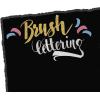 imageSTAEDTLER Metallic Brush Pens 5 Colors 16 mm Brush Tip Writes on Light and Dark Paper