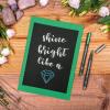imageSTAEDTLER Metallic Brush Pens 5 Colors 16 mm Brush Tip Writes on Light and Dark Paper
