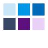 imageSTAEDTLER Pigment Arts Brush Pen Brush Blues ampamp Violets Pack of 6 Pens 371 C62 Grey