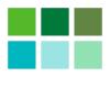 imageSTAEDTLER Pigment Arts Brush Pen Brush Green ampamp Turquise Pack of 6 Pens 371 C63