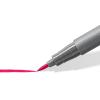 imageSTAEDTLER Pigment Arts Brush Pen Reds ampamp Pinks Pack of 6 Pens 371 C61 Grey