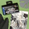 imageSTAEDTLER Pigment Arts Soft Brush Pen Grey Colours Pack of 6 Pens 372 C6Grey