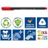 imageSTAEDTLER Triplus Fineliner 3343 Tips  Blue Pack of 10Violet