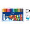 imageSTAEDTLER Washable Felt Tip Markers for Kids Ideal for Coloring ampamp Drawing 24 Pack 325 WP24