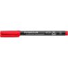 imageSTAEDTLER Lumocolor Universal Pen Broad Chisel Felt Tip Permanent Marker 25mm Red 3142