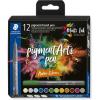 imageSTAEDTLER Pigment Arts Brush Pen Nature Colours Pack of 12 Pens 371 C123Grey