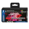 imageSTAEDTLER Pigment Arts Brush Pen Reds ampamp Pinks Pack of 6 Pens 371 C61 Grey