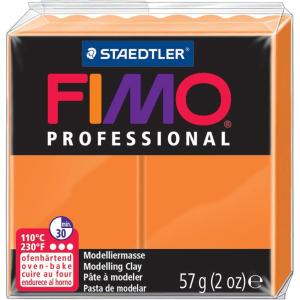 imageSTAEDTLER Fimo Professional Oven Hardening Modelling Clay 57G MagentaOrange