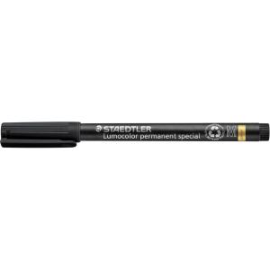 imageSTAEDTLER Lumocolor Special Medium Permanent Marker For Coated surfaces and Glass Black 319 M9 319 M9 VE