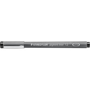 imageSTAEDTLER Pigment Liner Fineliner Pen for Drawing Drafting Journaling 1mm Black 308 10912m