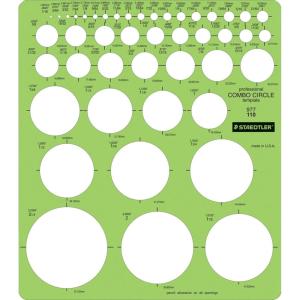 imageStaedtler Combo Circle Template 977 110