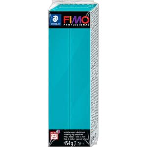 imageStaedtler FIMO Professional Polymer Clay  Artist Oven Bake Clay for Jewelry Sculpting Modelling White 1 Lb Block 80410Turquoise