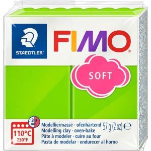 imageStaedtler FIMO Soft Polymer Clay  Oven Bake Clay for Jewelry Sculpting Crafting Pacific Blue 802037Apple Green