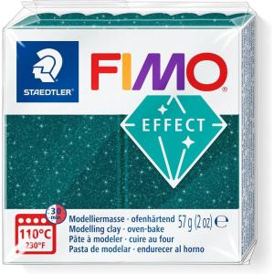 imageStaedtler FIMO Soft Polymer Clay  Oven Bake Clay for Jewelry Sculpting Crafting Pacific Blue 802037Galaxy Green