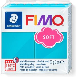 imageStaedtler FIMO Soft Polymer Clay  Oven Bake Clay for Jewelry Sculpting Crafting Pacific Blue 802037Peppermint