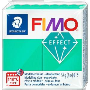 imageStaedtler FIMO Soft Polymer Clay  Oven Bake Clay for Jewelry Sculpting Crafting Pacific Blue 802037green translucent