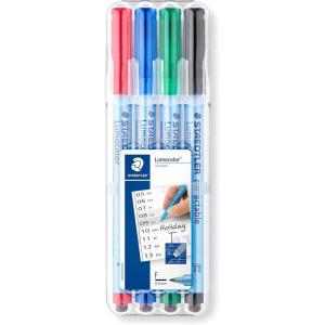 imageStaedtler Lumocolor Correctable fine point Pens 305FWP4