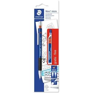 imageStaedtler Mars micro Precision Retractable Mechanical Pencil for Writing Drawing Engineering Drafting 09mm Lead 775 0905mm with leads