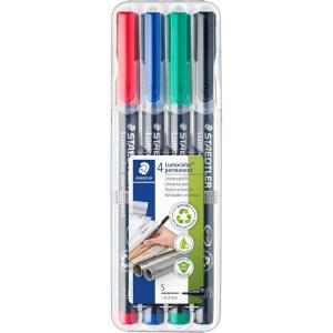 imageStaedtler Permanent Markers STD313WP4A6 Pack of 4 pens