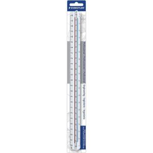 imageStaedtler Triangular Scale Engineers Ruler 12 Inch 9871834BK
