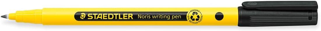 imageSTAEDTLER Noris writing pen box of 6 fineliners in assorted colorsBlack