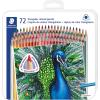 imageSTAEDTLER Colored Pencils Triangular Barrel 24 Pack Assorted Metal Tin 1278 M2472 Count Pack of 1