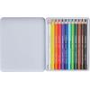 imageSTAEDTLER Jumbo Colored Pencil 53mm Line Width Pack of 12 Assorted Pencils Metal Tin 1290 M12