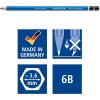 imageSTAEDTLER Lumograph Graphite Drawing and Sketching Pencils 100G6 Set of 6 Degrees in an Attractive Storage Tin 100G6Pencil