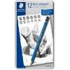 imageSTAEDTLER Lumograph Graphite Drawing and Sketching Pencils 100G6 Set of 6 Degrees in an Attractive Storage Tin 100G6Pencil