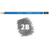 imageSTAEDTLER Mars Lumograph 5H Graphite Art Drawing Pencil 6 Pencils2B
