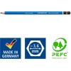 imageSTAEDTLER Mars Lumograph 6B Graphite Art Drawing Pencil Soft BreakResistant Bonded Lead 12 Pack 1006B Grey6B