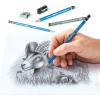 imageSTAEDTLER Mars Lumograph Art Set  Drawing Kit with Charcoal and Graphite Drawing Pencils Blending Stump Kneadable Eraser and Dual Hole Sharpener 61 100CSketching set