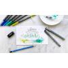 imageSTAEDTLER Mars Lumograph Art Set  Drawing Kit with Charcoal and Graphite Drawing Pencils Blending Stump Kneadable Eraser and Dual Hole Sharpener 61 100CHand lettering and watercolour set