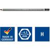 imageSTAEDTLER Mars Lumograph Charcoal Pencils For Drawing PreSharpened Box of 12 Hard Lead 100CHGrade H