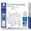 imageSTAEDTLER Mars Micro Carbon Mechanical Pencil Refills Tube of 12 05mm B Fine Point Graphite Leads 250 05BB