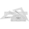 imageSTAEDTLER Math Set  4 pc Geometry Kit for Students  School Supplies with Clear Protractor 6in Ruler ampamp 2 Triangles  Metric ampamp Imperial Scales