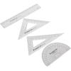 imageSTAEDTLER Math Set  4 pc Geometry Kit for Students  School Supplies with Clear Protractor 6in Ruler ampamp 2 Triangles  Metric ampamp Imperial Scales