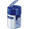 imageSTAEDTLER Pencil Sharpener with 2 Holes  Dual Size Manual Sharpener for Standard Colored ampamp Makeup Pencils  Compact Design