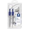 imageSTAEDTLER School Kit Math Geometry Set  10Piece Compass Protractor ampamp Ruler Kit with Flip Open Storage Box  Clear Measuring Tools  Student Drawing Suppliesfunctional