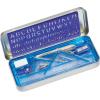 imageSTAEDTLER School Kit Math Geometry Set  10Piece Compass Protractor ampamp Ruler Kit with Flip Open Storage Box  Clear Measuring Tools  Student Drawing Supplies10 Piece Set Metal Tin