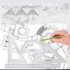 imageSTAEDTLER Stainless Steel Math Set  With 12in Ruler 2 Triangle Set Squares 4590 ampamp 3060 6in Protractor  Precision Drawing ampamp Drafting