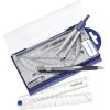 imageStaedtler 9Piece Math Geometry Set Blue Silver